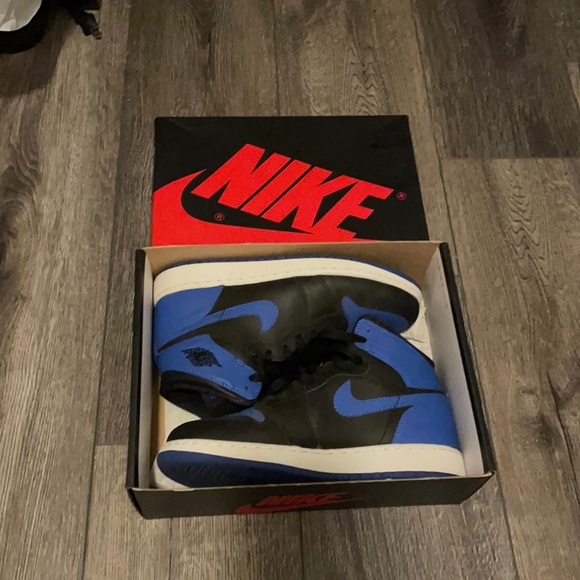 💙 Air Jordan Retro 1 Royal /black - Picture 3 of 8